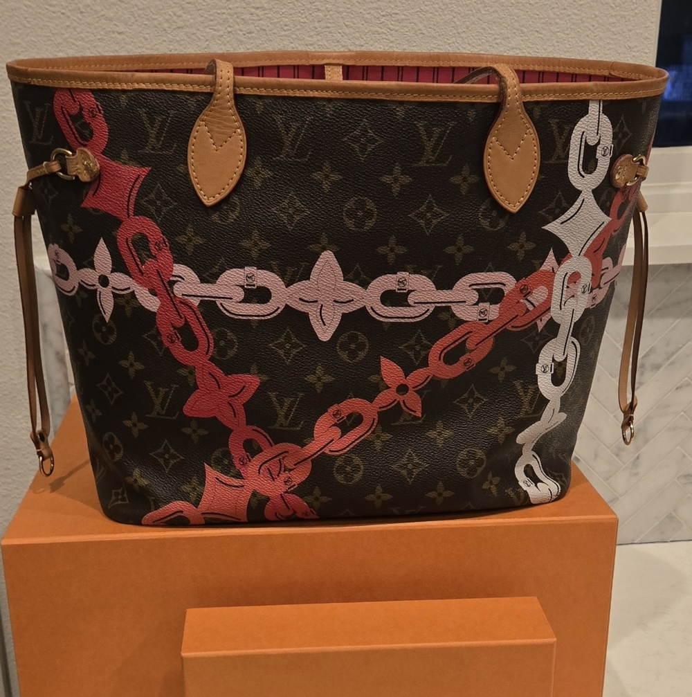 Louis Vuitton limited edition 2016 Bay Chain Neverfull